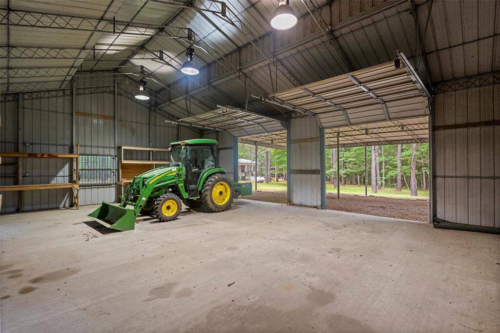 Open the doors and you have the ultimate "Man Cave."  There is so much space for piddling with tools, working on cars, or maybe you want to add a wet bar and pool table with big screen TV's, the choice is only what you make it!
