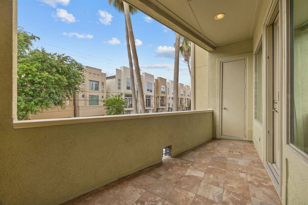 Check out this space! It even has artificial turf for the little ones and pets