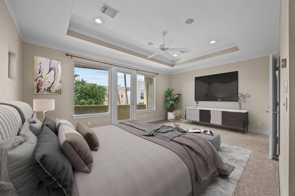 Secondary bedroom on 3rd floor