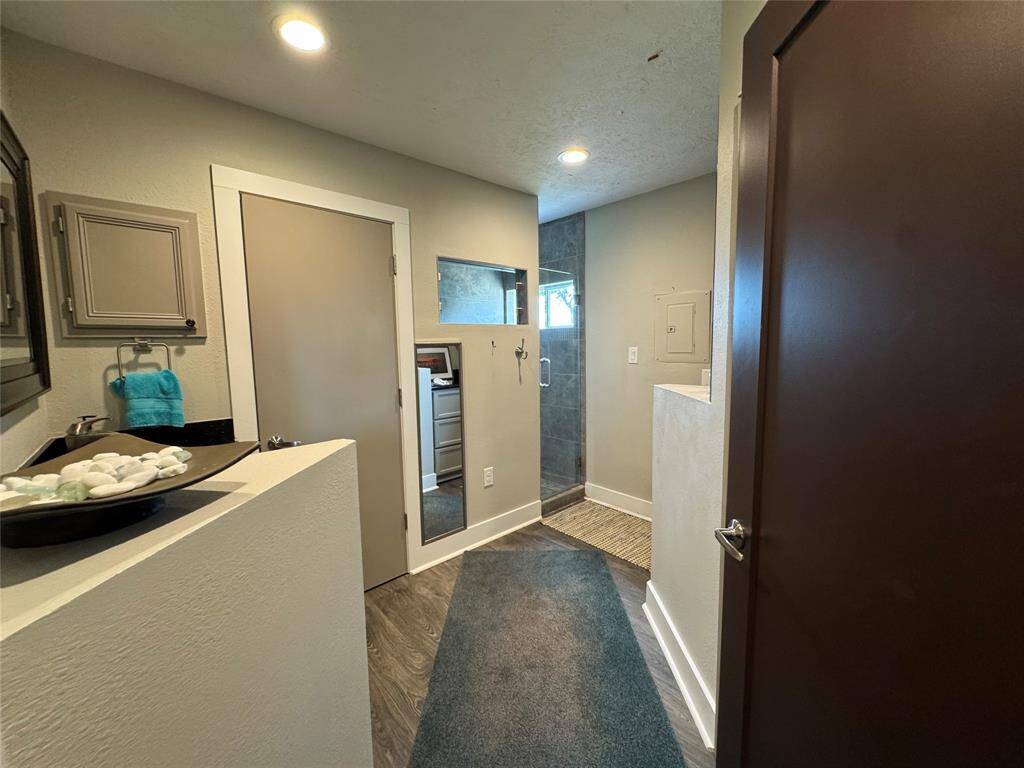 Large walk in shower