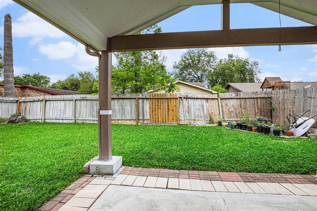 Step outside to the oversize covered patio perfect for outdoor entertaining