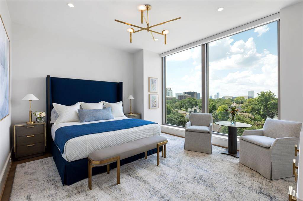 Large Primary bedroom with spectacular Souther views.