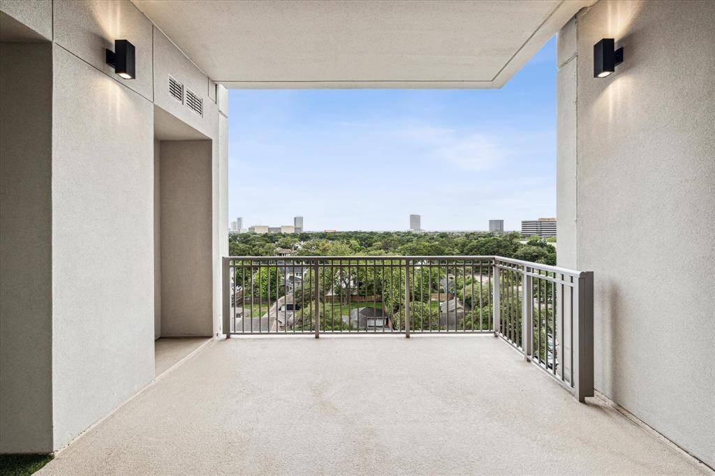 Step out onto your private covered balcony with Southern views, spacious enough for lounging or dining.