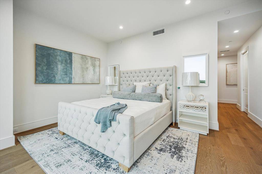 Spacious primary bedroom