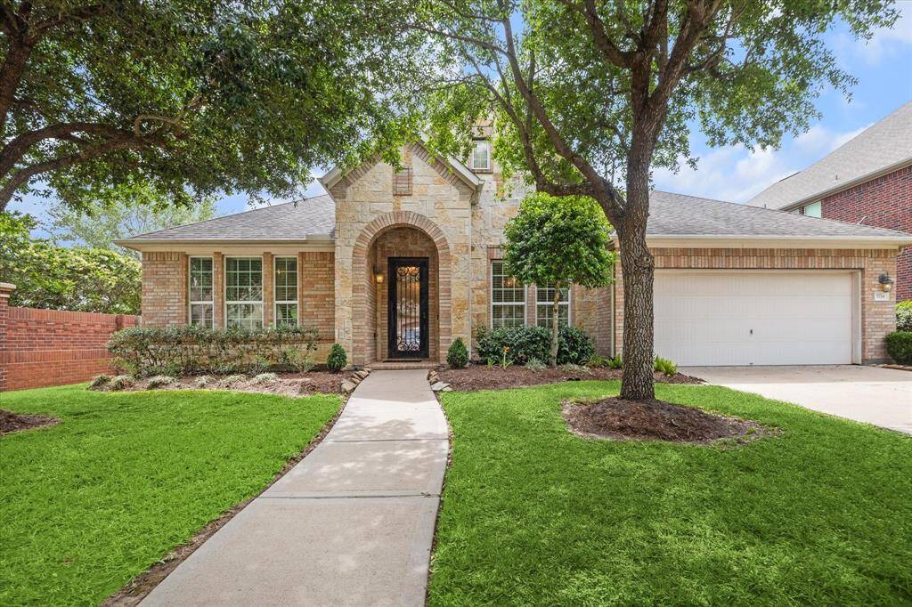 This single-story, four-bedroom home is tucked away in a quiet section of a sought-after master-planned community, with no back neighbors and convenient access to the neighborhood mailboxes. Inside, the spacious open-concept layout features an oversized kitchen island, a versatile flex room, and rare additions like a dedicated game room and media room. Each bedroom is thoughtfully placed in separate corners of the home, offering privacy and comfort for every member of the household.
