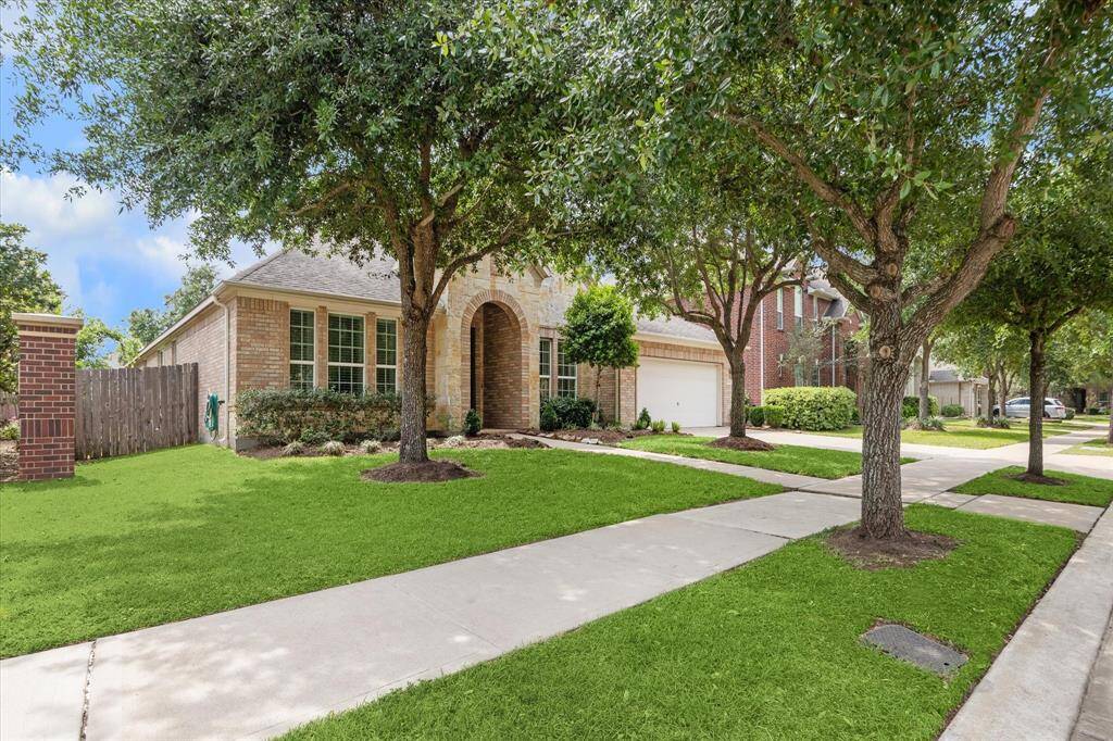 This single-story, four-bedroom home is tucked away in a quiet section of a sought-after master-planned community, with no back neighbors and convenient access to the neighborhood mailboxes. Inside, the spacious open-concept layout features an oversized kitchen island, a versatile flex room, and rare additions like a dedicated game room and media room. Each bedroom is thoughtfully placed in separate corners of the home, offering privacy and comfort for every member of the household.
