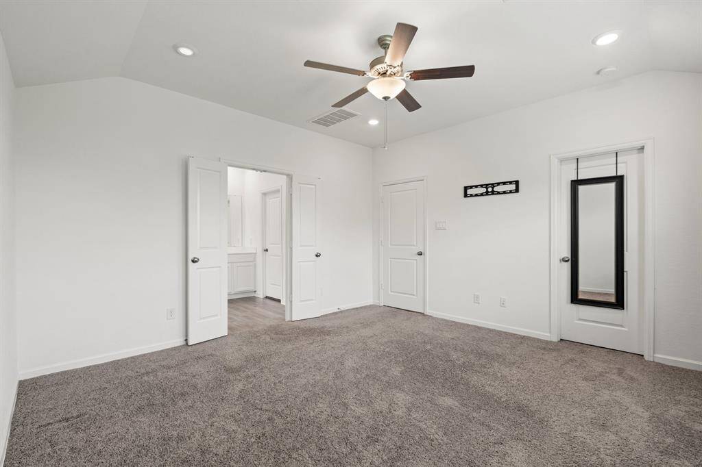 Primary bedroom has a second walk in closet located in it!
