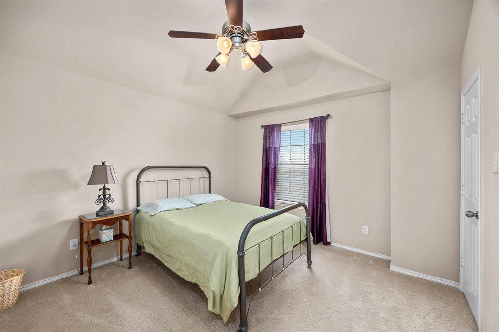 Bedroom #3 features include a ceiling fan, two windows, and a walk in closet.