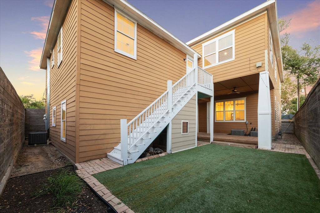 Stairs to apartment unit