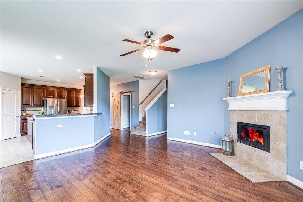 Living/Family Room open to Kitchen