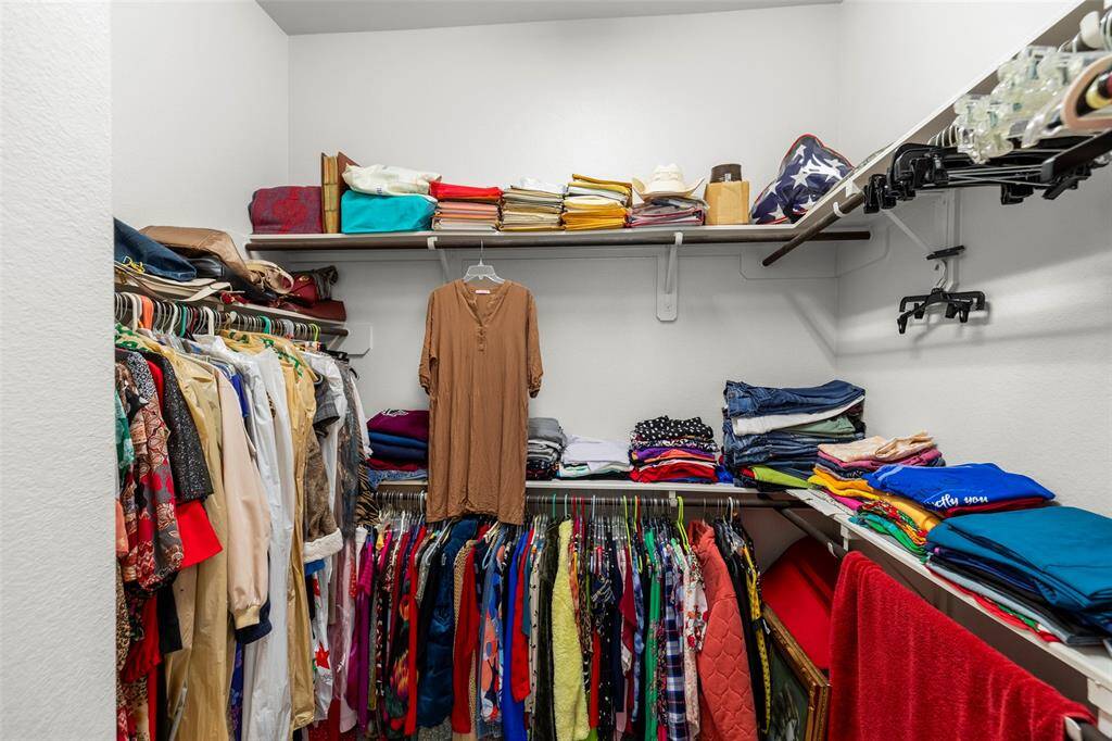 Large walk in closet