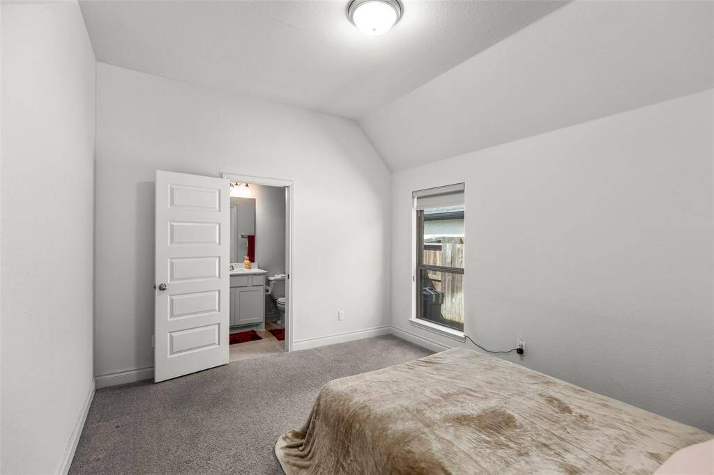 Bedroom number two features a connected bathroom!