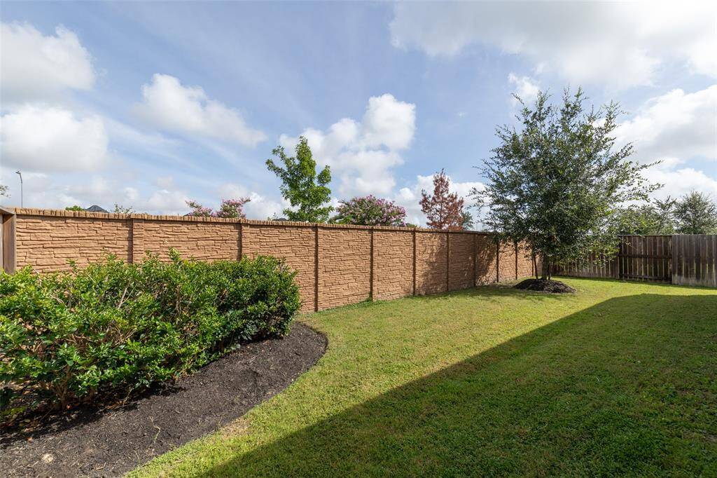 Plenty of room in the backyard even with an extended patio!