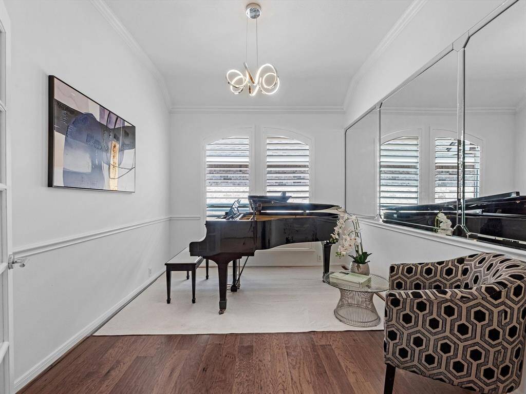 The Dining Room is currently being used as a Piano Room but could easily be an office, gym, library or whatever your needs require!