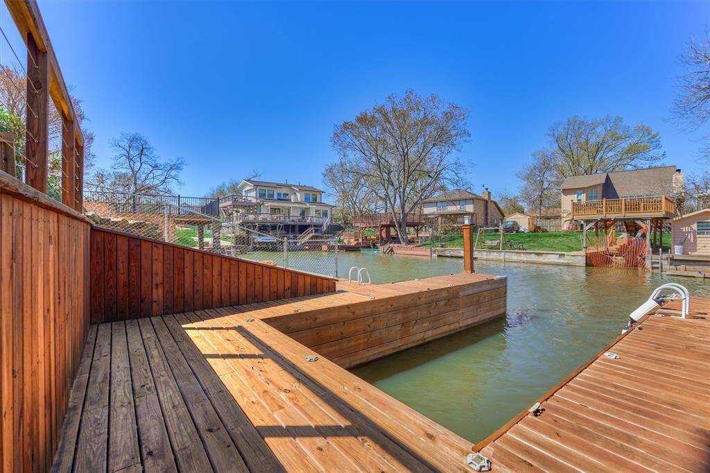 This beautiful boat dock and slip was recently added.