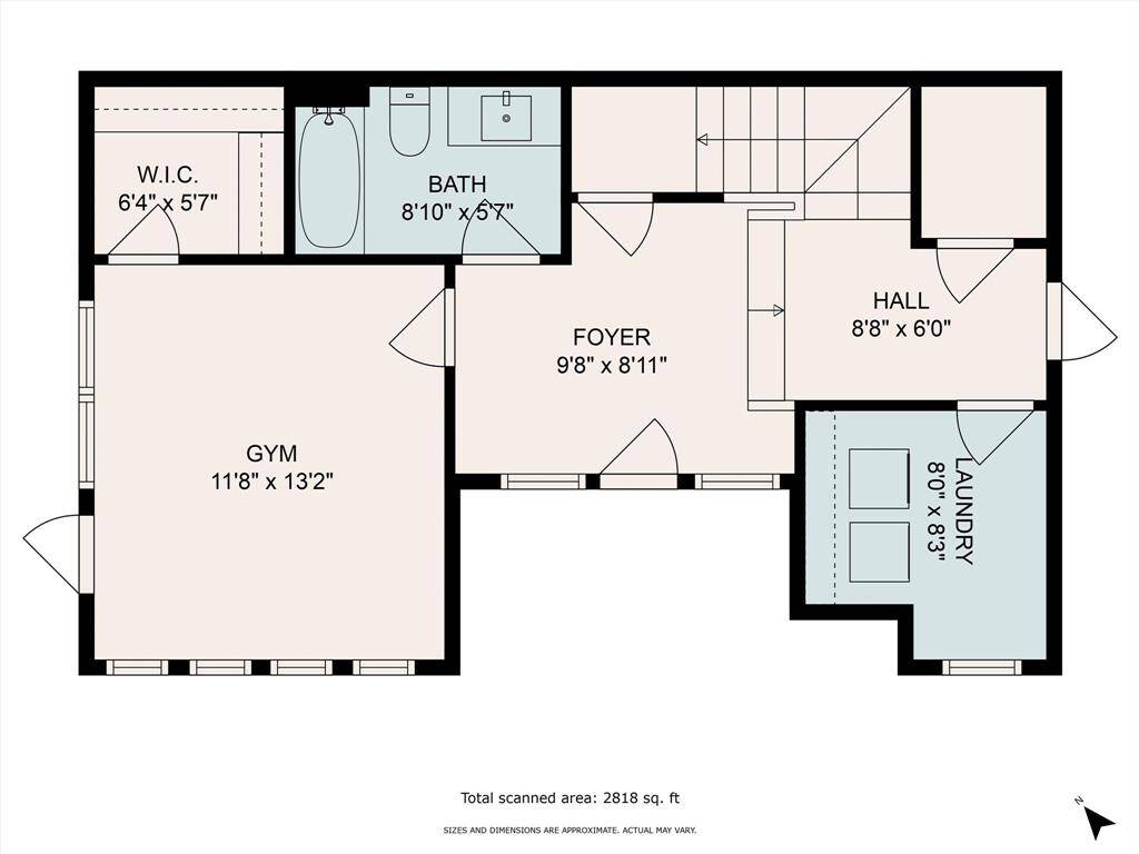 First floor plan.