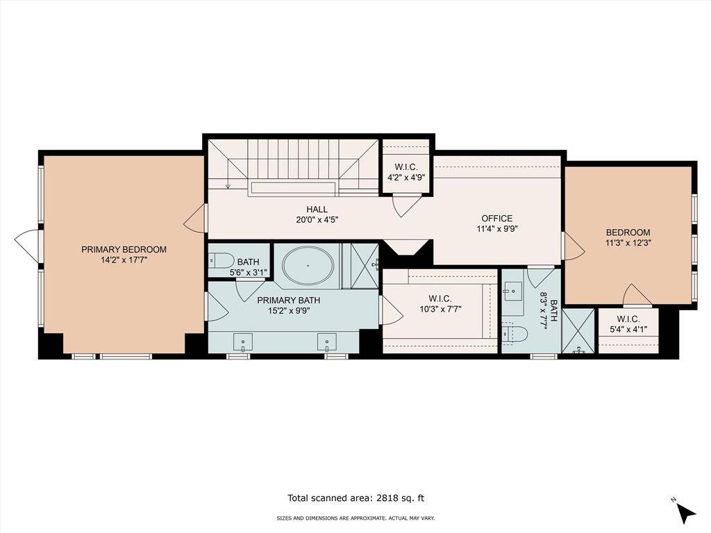 Third floor plan.