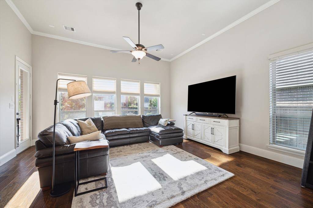 Sun filled living room.
