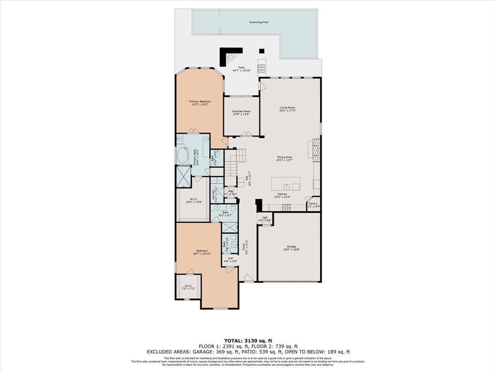 Floorplan provided as a courtesy. Please verify square footage.
