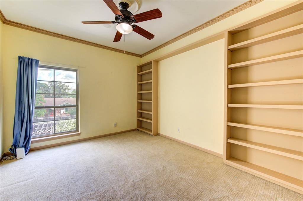 Bedroom #2, which could easily be used as a study.
