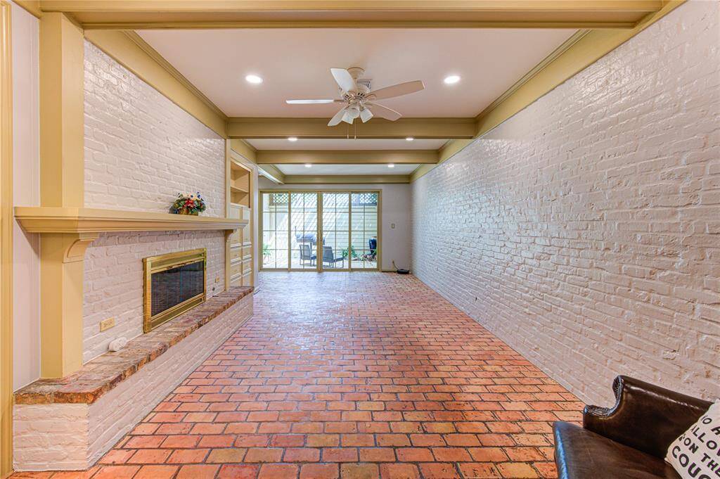 Spacious family room with incredible views of the patio!