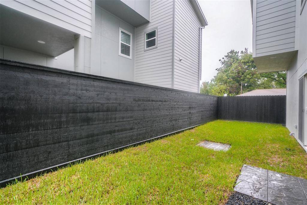 Fenced yard **Photos are from previous listing**