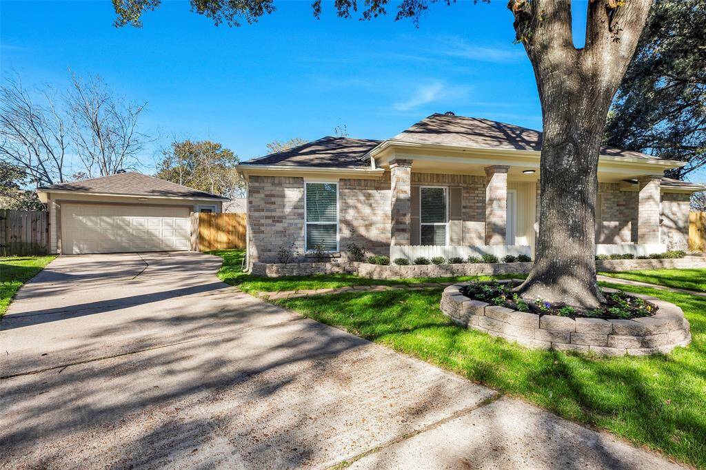 This home features a stunning brick exterior!