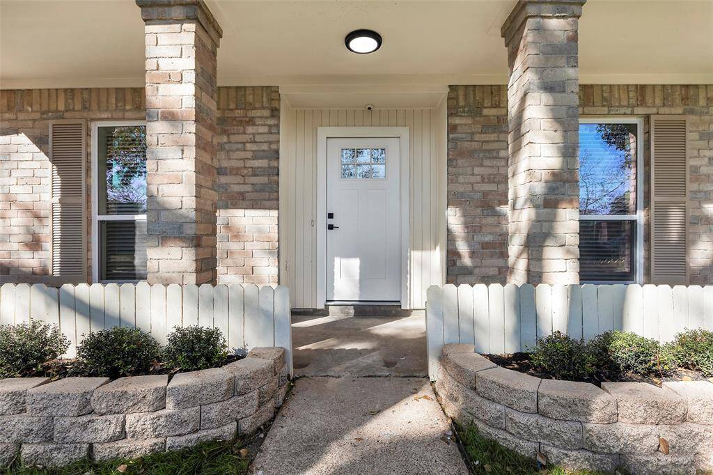 A welcoming exterior sets the tone for the cozy, move-in ready interior.