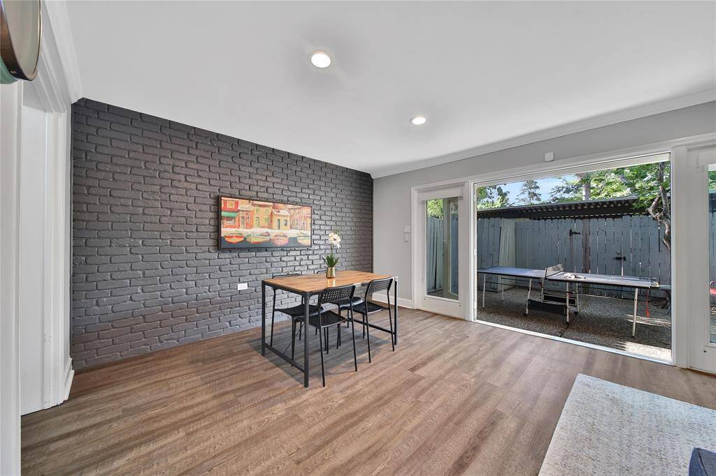 Beautiful outdoor space with plenty of room for playing games and entertaining.