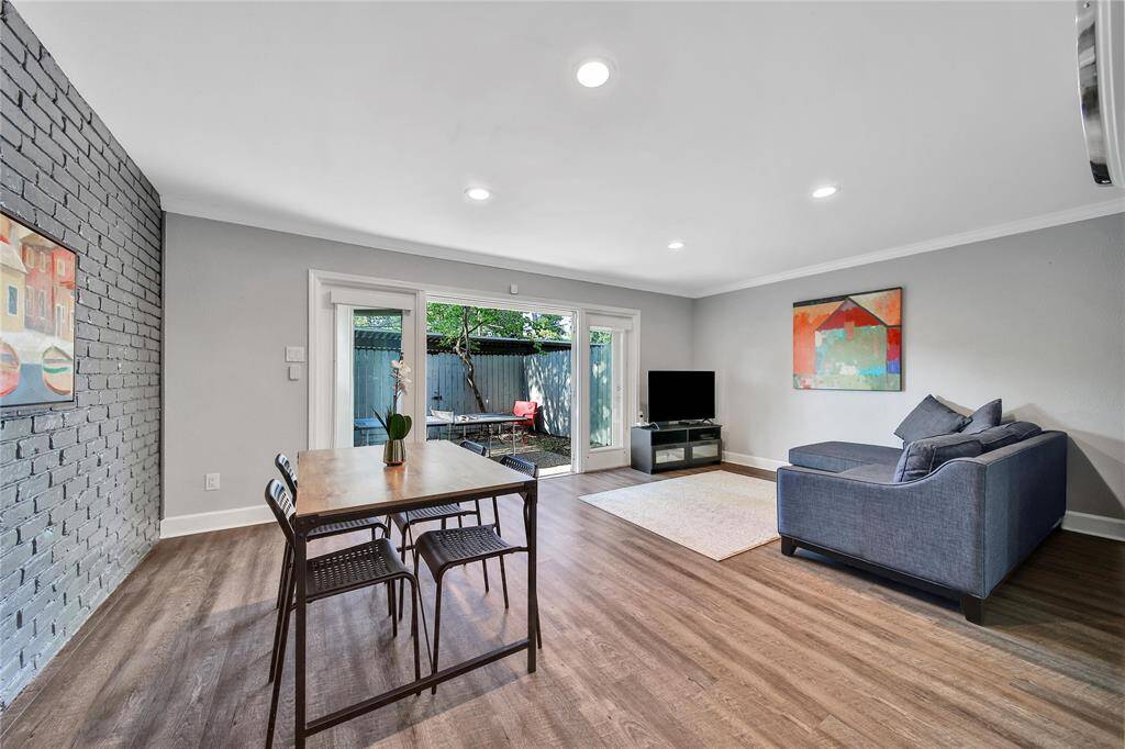 Beautiful outdoor space with plenty of room for playing games and entertaining.