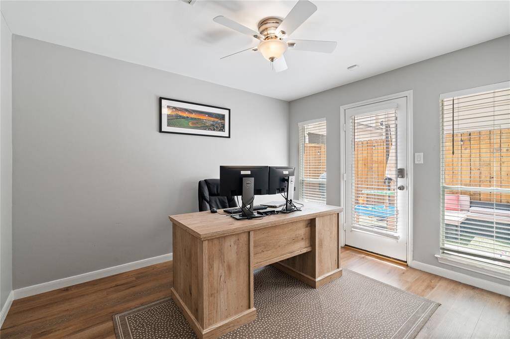All bedrooms and closets feature luxury vinyl wood-like flooring, with carpets removed for a sleek, modern touch
