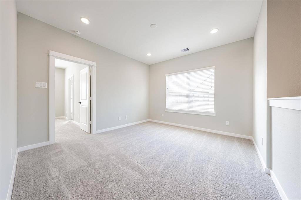 Flex space upstairs for a lounge or office.