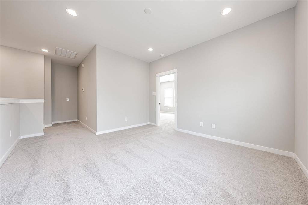 Large flex space.