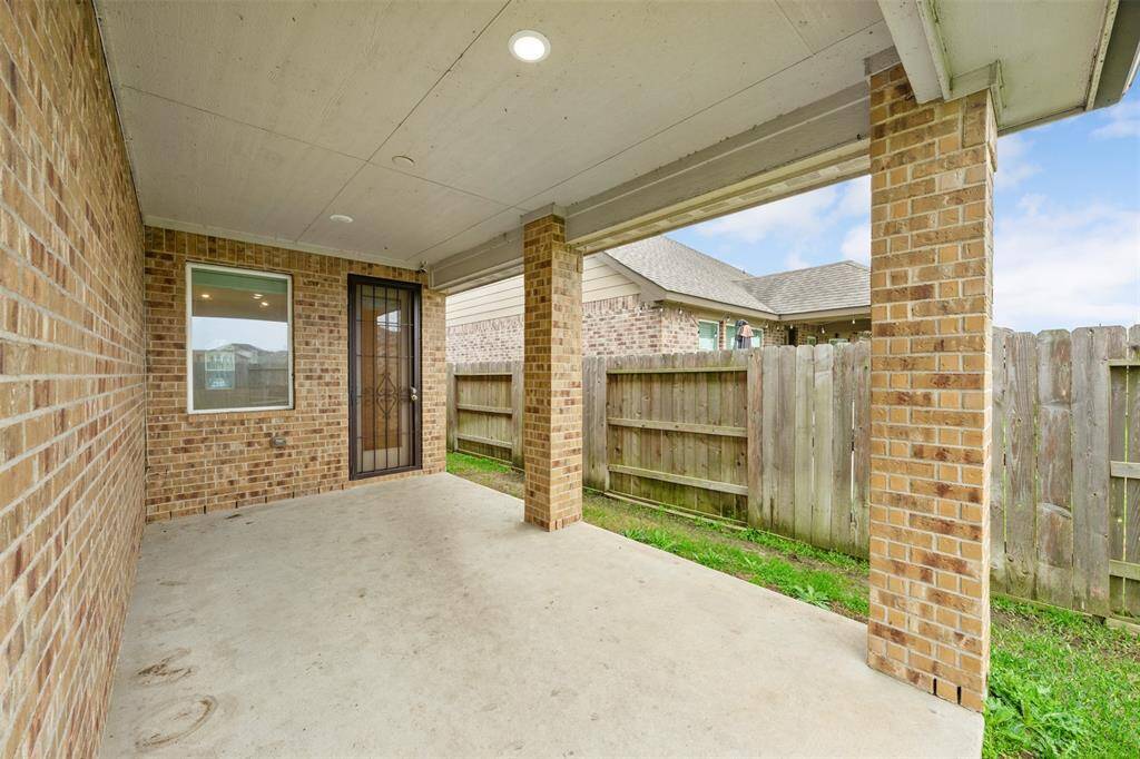 Covered patio