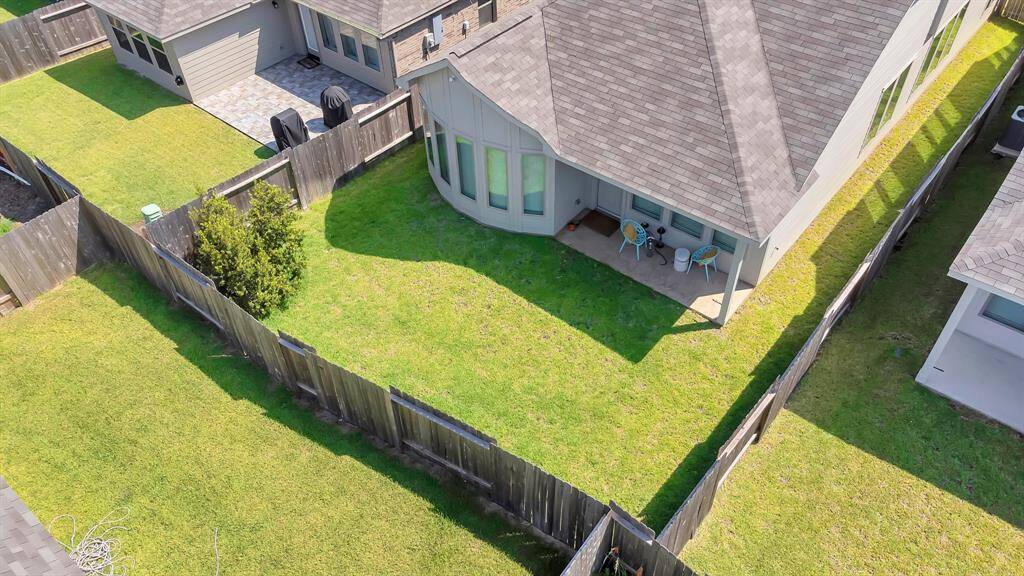 nice sized backyard