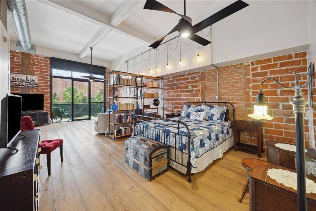 Natural finish wood floors run throughout. No carpet in this home!