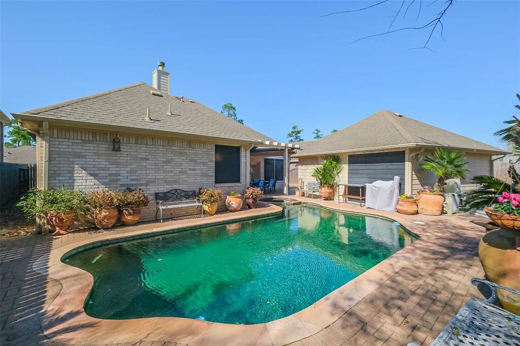 Another view of the backyard oasis.