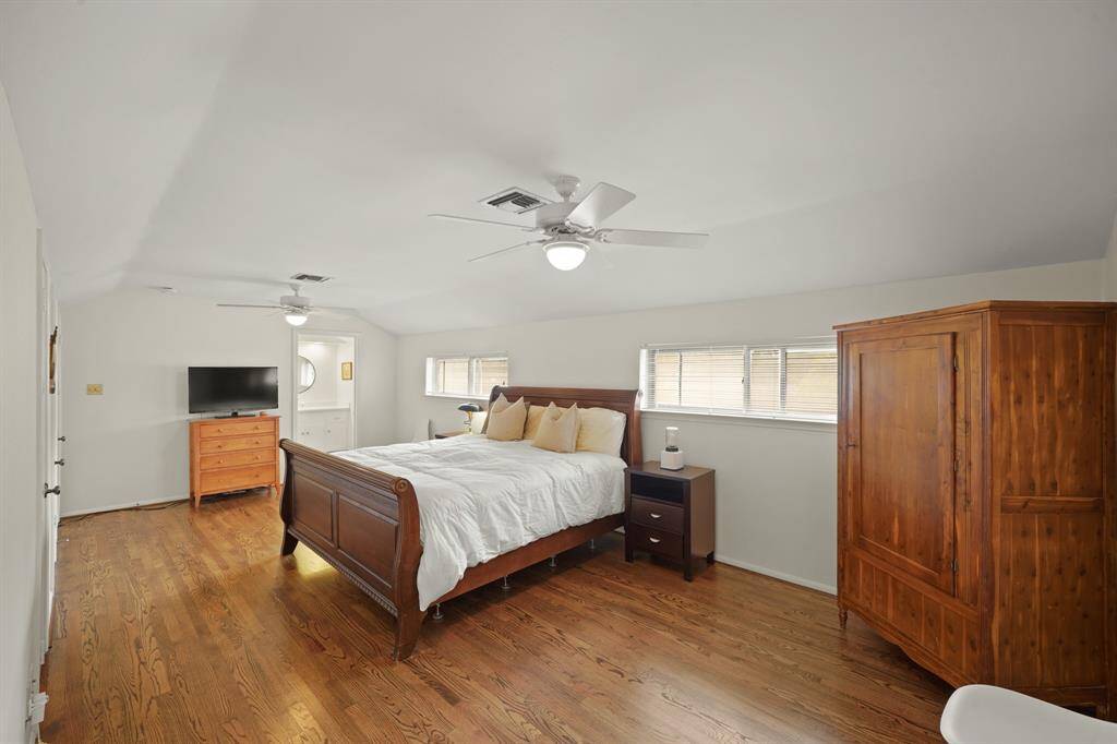 The EnSuite Fourth Bedroom (Approximately 23'11" x 12') is located on the Second Floor.  Per Seller, a Wall was removed in 2019 to create a Large Open Space.