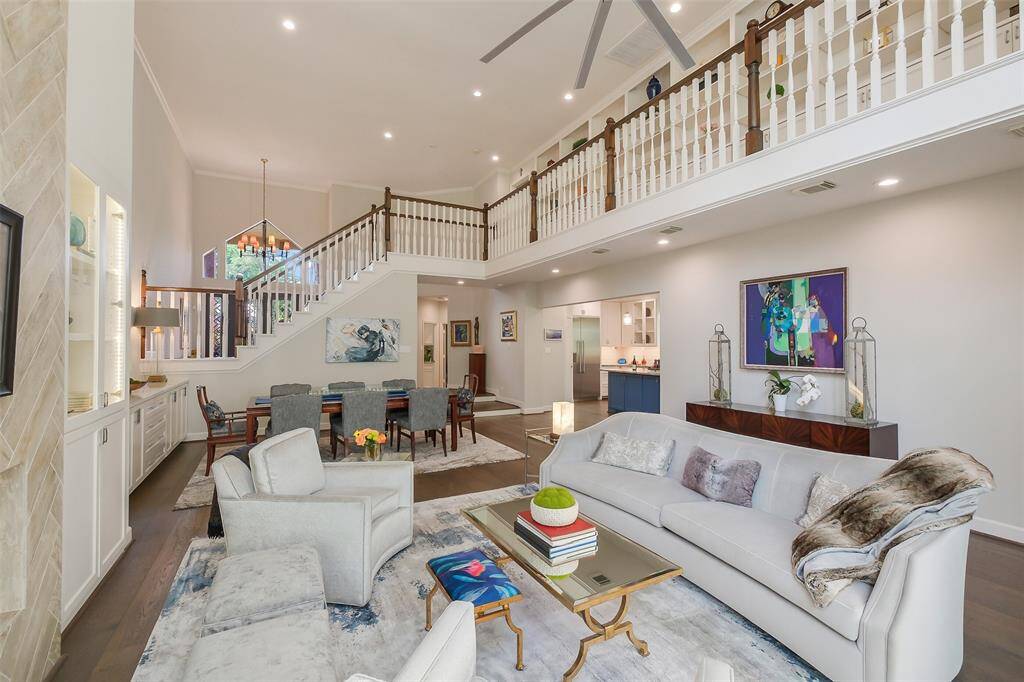 Harmonious and thoughtfully designed floor plan connecting kitchen, dining, and living spaces for modern living.