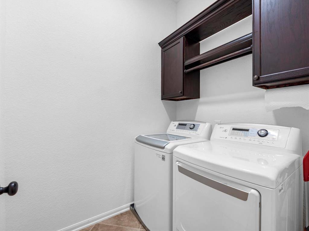Laundry room on the main level close to the primary!