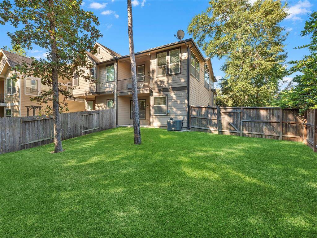 Expansive backyard!
