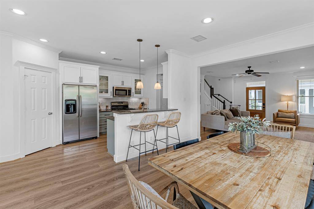 The openness of the plan makes the home feel larger than the square footage might indicate