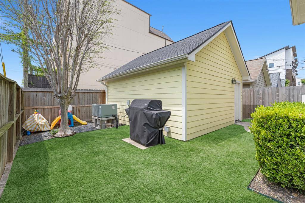 Detached garage.  And roof was replaced in 2024