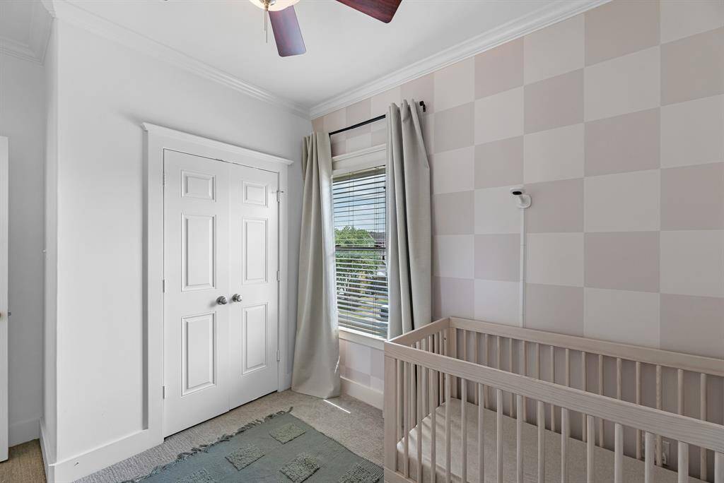 Baby's room with some extra paint touches