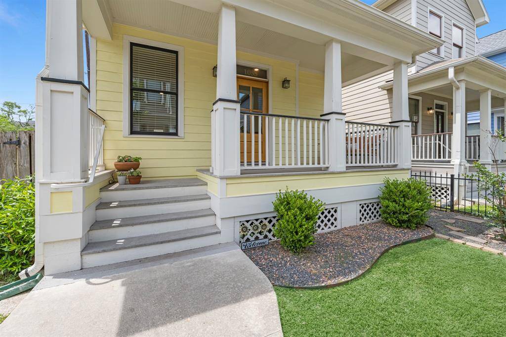 Inviting entry to the home