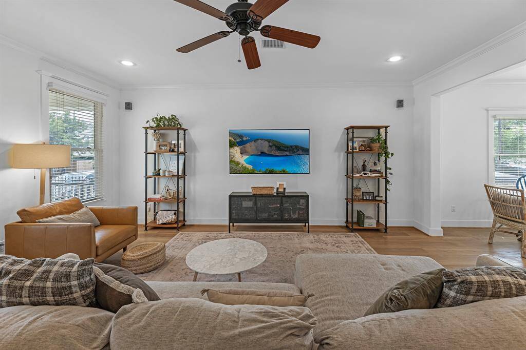 Lots of windows for natural light into the home.