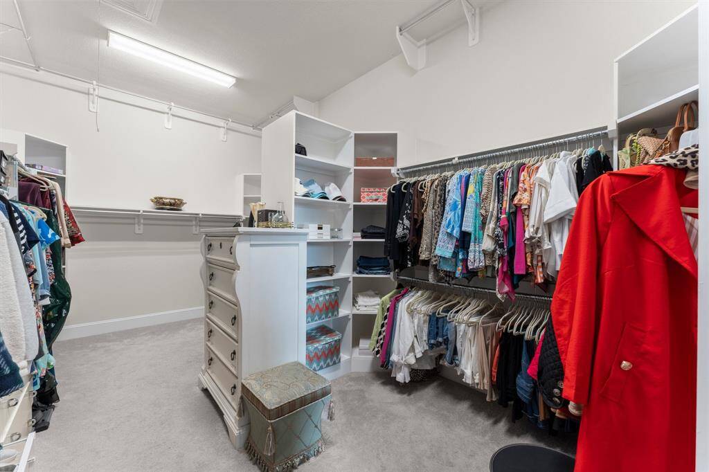 Massive primary closet