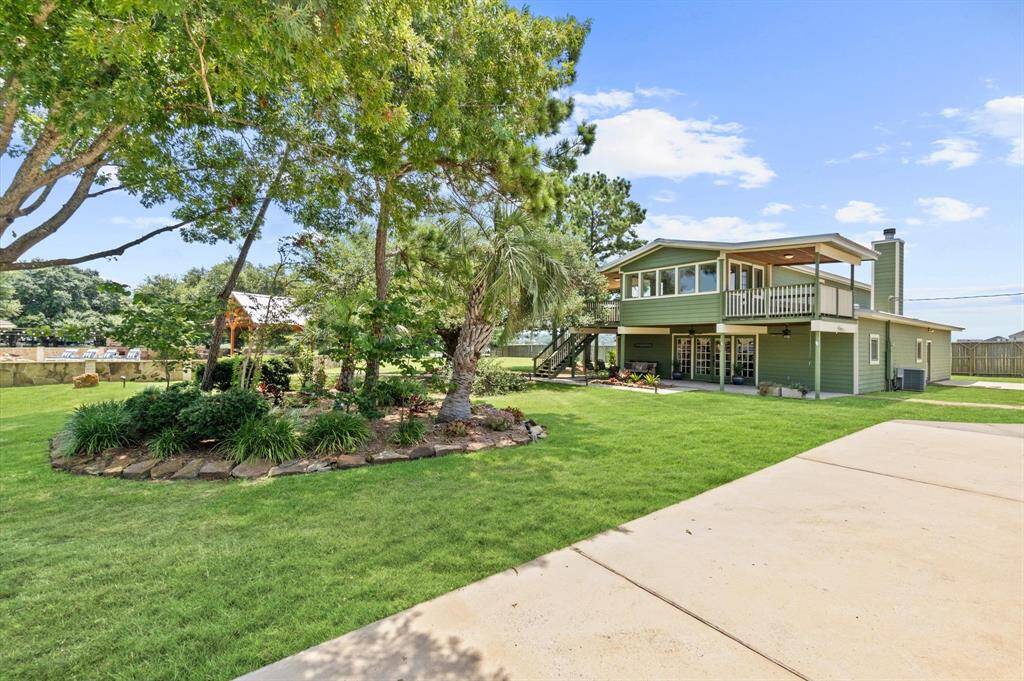 View of the home from the driveway's edge