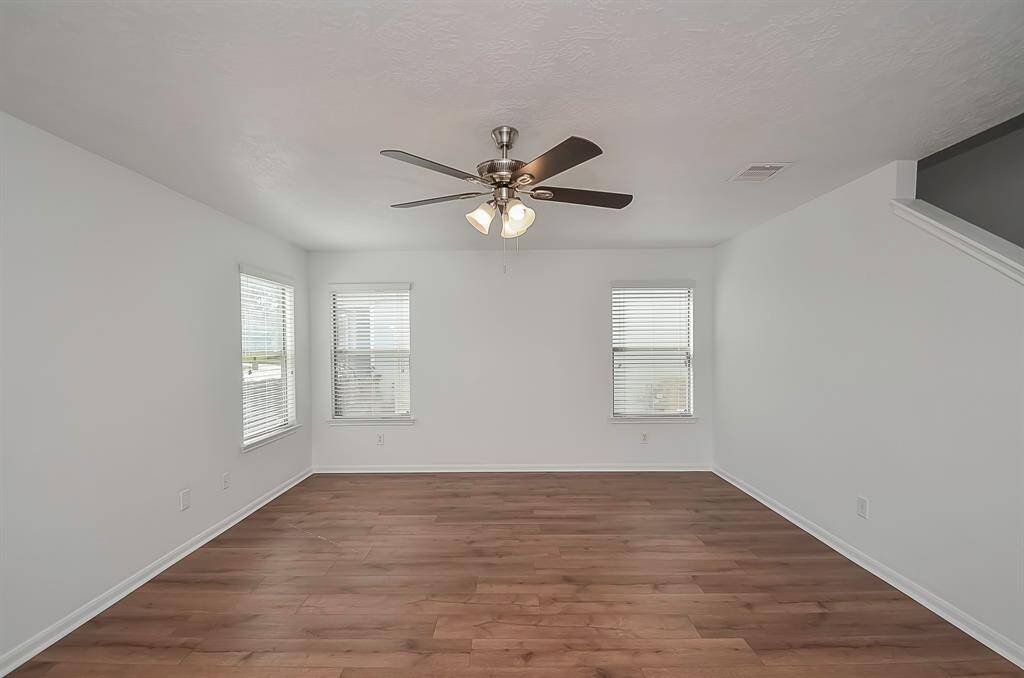 Another view of this open large living room.