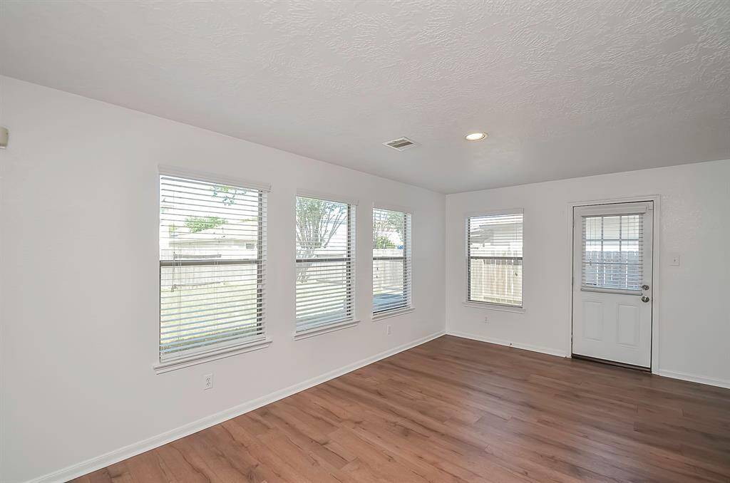 Plenty room for relaxing or entertaining a view of the dinning room.
